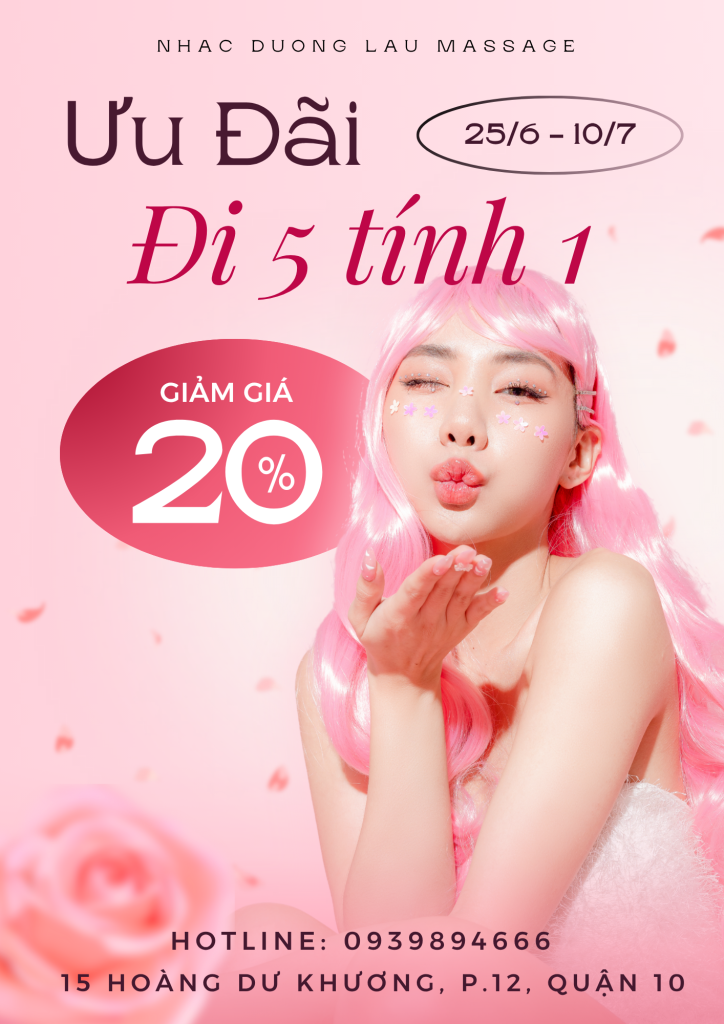 ƯU ĐÃI NHẠC DƯƠNG LẦU MASSAGE QUẬN 10